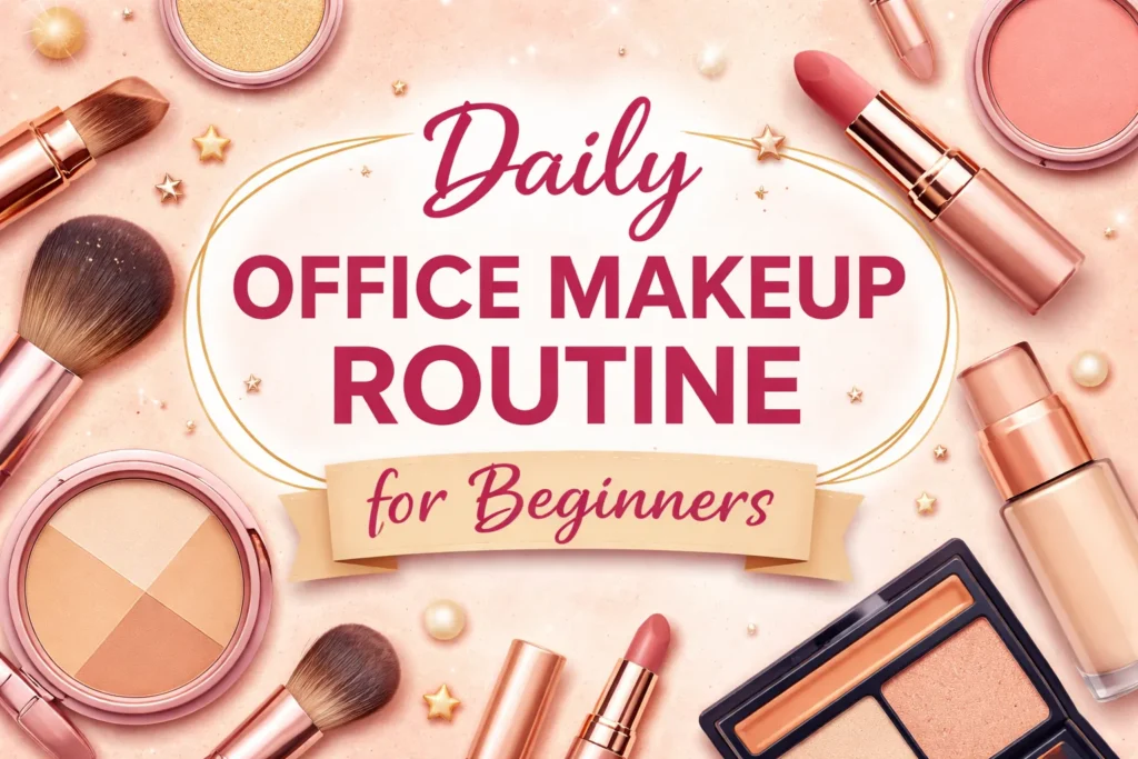 daily office makeup routine for beginners